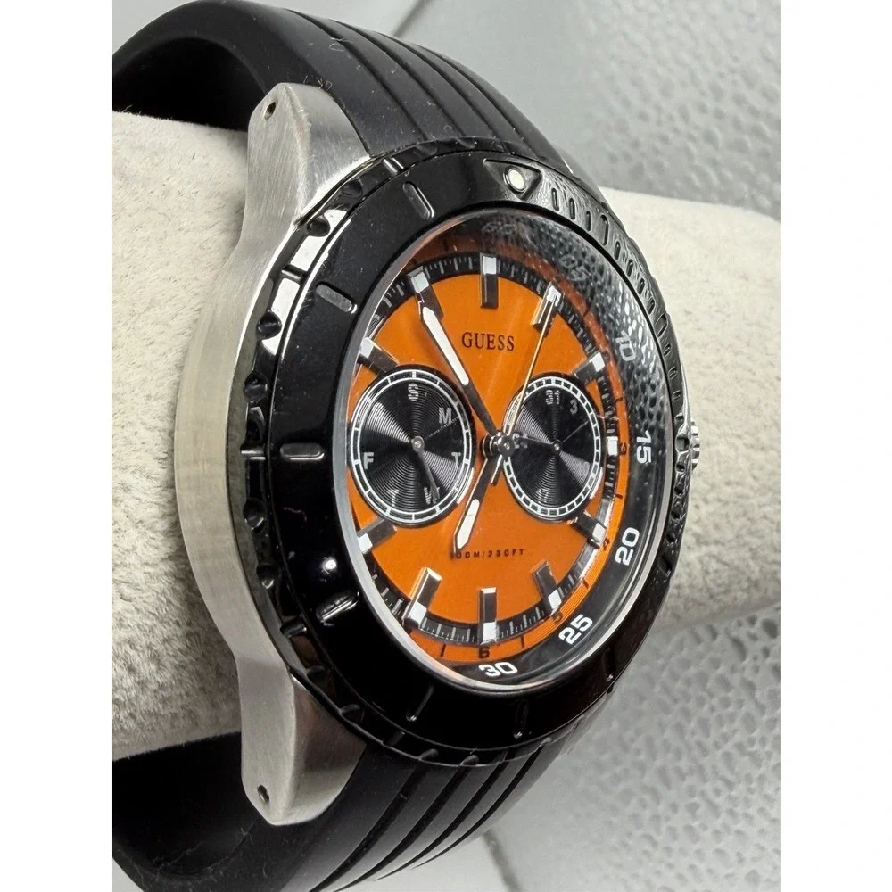 Guess U12531G6 Mens‎ New Battery Chronograph Watch 45MM 8.5